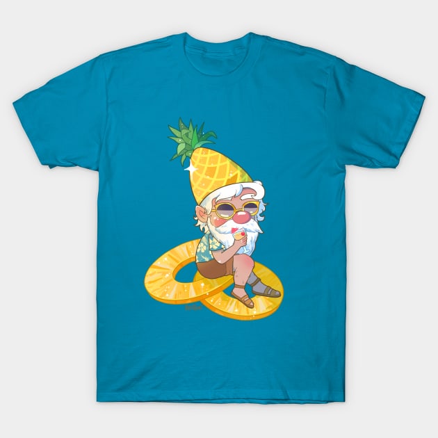 Pineapple Gnome T-Shirt by paintdust